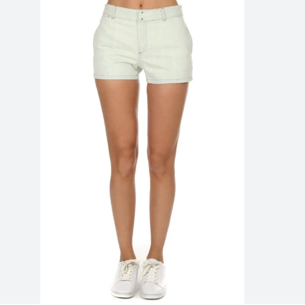 NWT APC BLEACHED OUT MID-RISE MINI SHORTS - 38 (M)